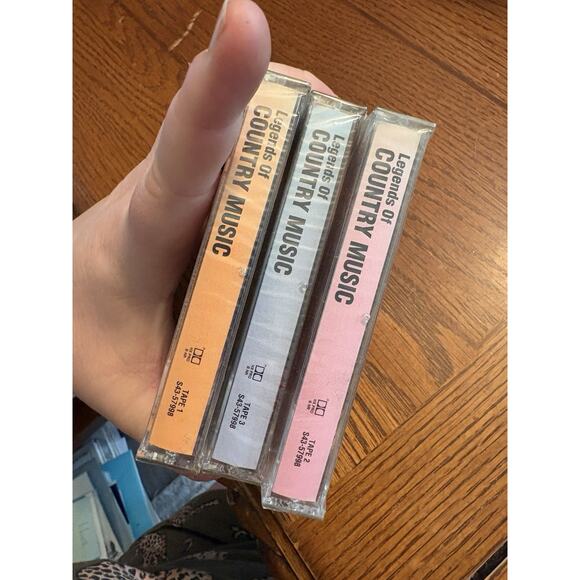 Legends Of Country Music Cassette (3-Tape Set) New Sealed 1993 NOS - Picture 5 of 6